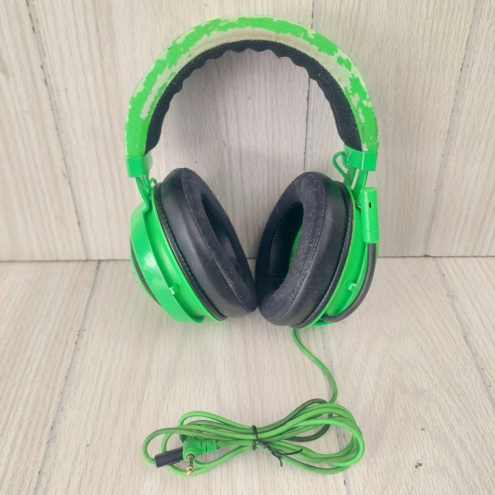 Razer Kraken Gaming Headset Unisex OS Green Wired Retractable Mic Headband